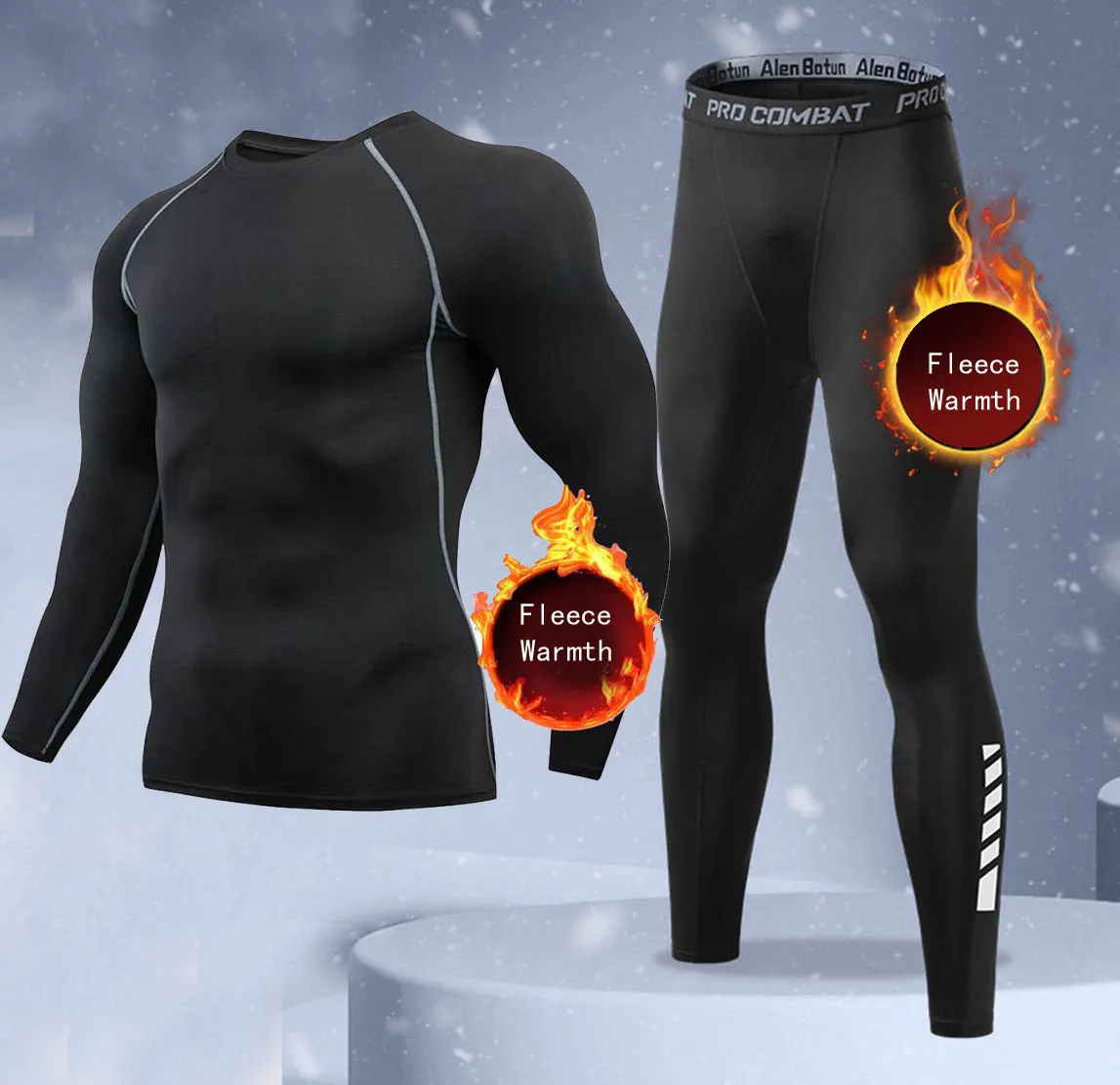 Thermal Long John - Set Pakaian Dalam Pria Musim Dingin