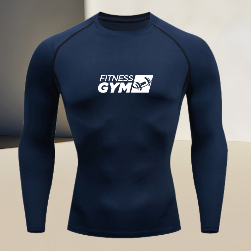 Base Layer Top - Kaos Kompresi Lengan Panjang Leher Bulat