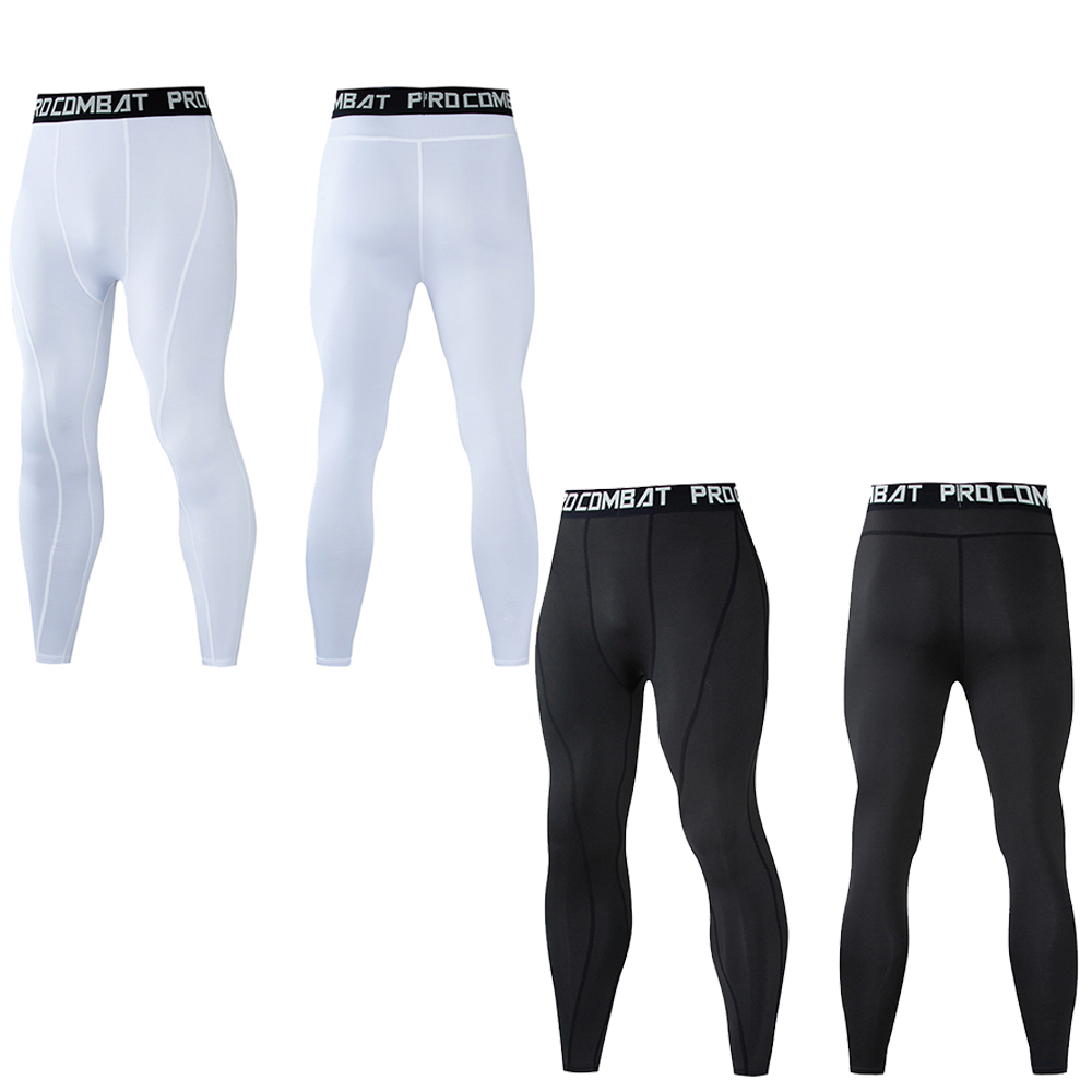 Compression Long Pant - Celana legging kompresi untuk pria, Gym,