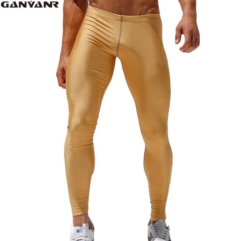 GANYANR Merek Pria Celana Olah - Compression Long Pant ulasan dan harga
